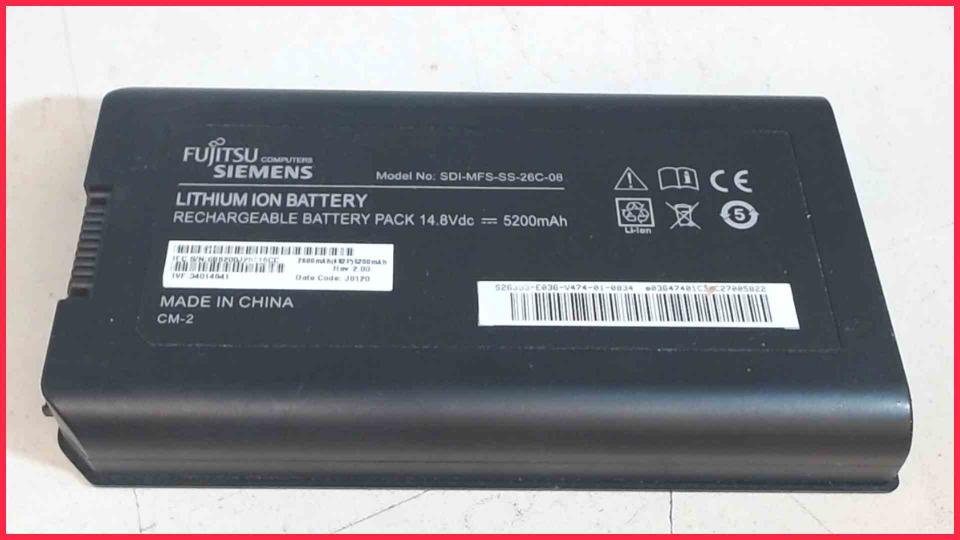 Akku Battery 14.8V 5200MAh Fujitsu Esprimo X9515